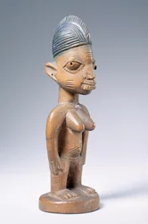 Ere Ibeji minnesfigur, Yorubakultur (trä) (se även 181682)